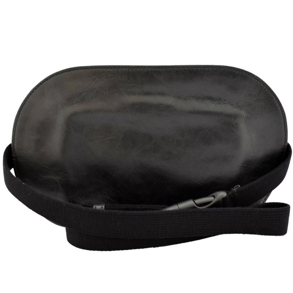 Gucci Waist Bag Body Bag Hip Bag Interlocking Leather Black - Picture 4 of 10